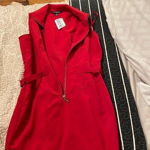 red dress